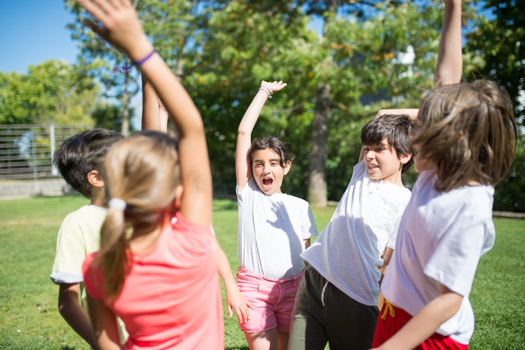 Group of Children having an Activity Together