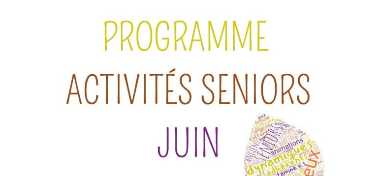 PROGRAMME DE JUIN – SENIORS