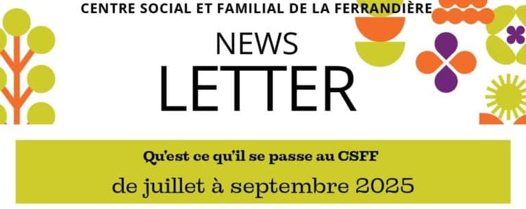 Newsletter juillet-septembre