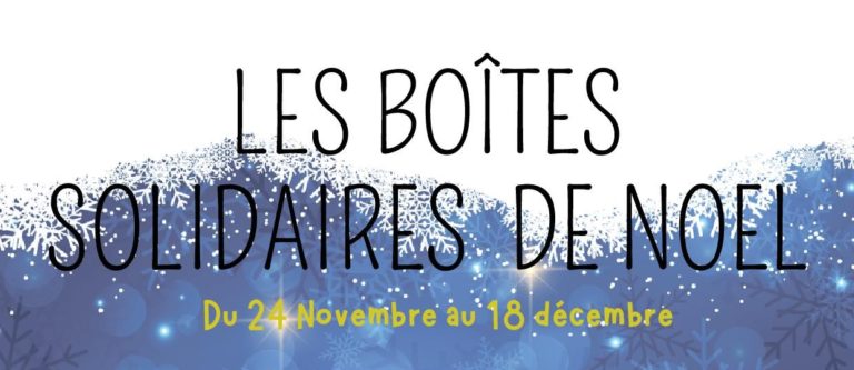 Les boîtes solidaires de Noël